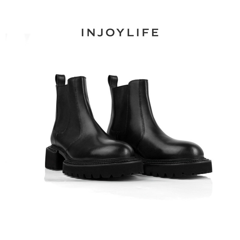 INJOYLIFE Chelsea platform shoes ankle boots