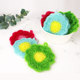 Korea imported scouring pad, flower acrylic fiber dish towel, kitchen soft decontamination rag