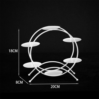 ins风白色甜品台展示架蛋糕架组合婚庆蛋糕架套装北欧风格蛋糕盘 - 图1