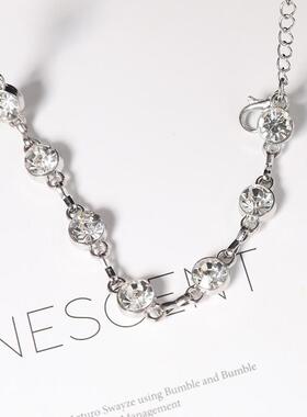 赵丽颖同款肩饰链条肩带夏天隐形文胸配件可外穿内衣吊带装饰项链