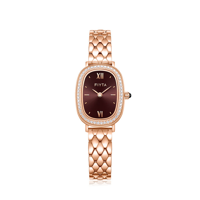 Fiyta Light Luxury Trendy Ladies’ Diamond-encrusted English Watch