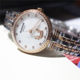 Waterproof hollow mechanical steel band 18K gold watch fashion