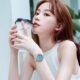 The same style quartz women's watch at Yibo counter, small and fresh