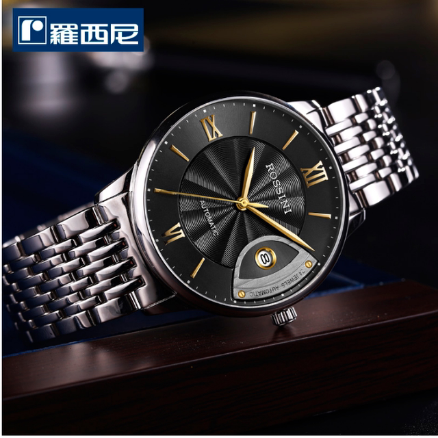 Men's fully automatic mechanical strap waterproof 5715 watch