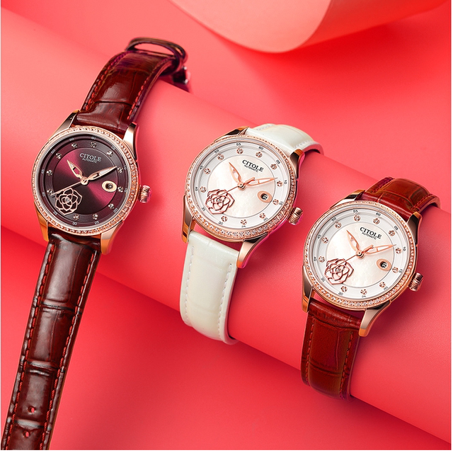 New Xiteng watch fashionable waterproof strap mother-of-pearl