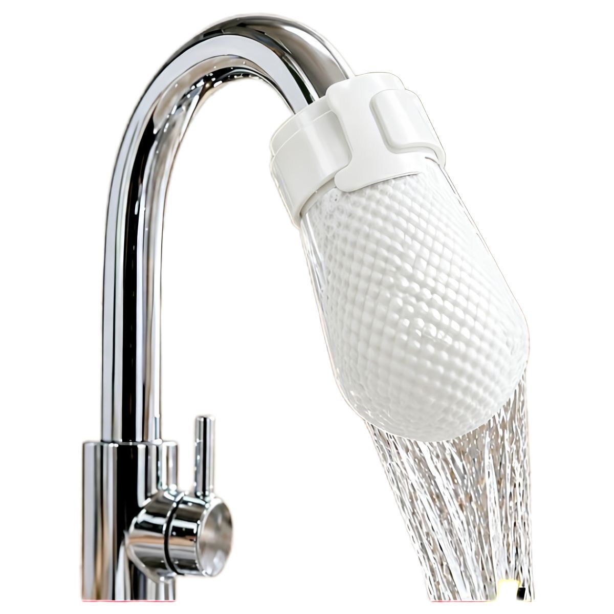 Hot and cold faucet filter cotton bag to filter impurities and sediment