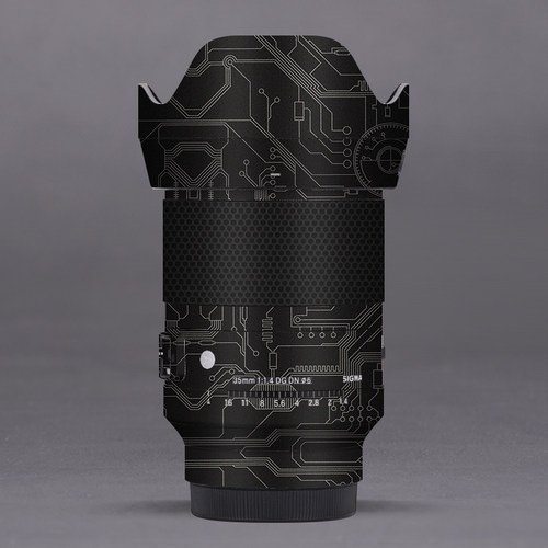 摩巴乐 适用于适马35F1.4 DG DN索尼口镜头贴膜保护贴膜二代贴纸 - 图1