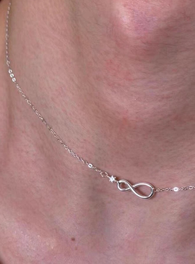 极简风无限符号项链女轻奢小众