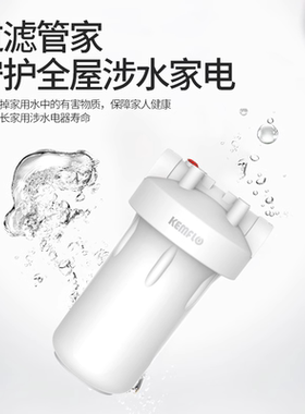 溢泰康富乐前置大白瓶大胖过滤器自来水净水机大流量滤瓶35F
