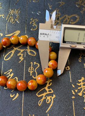 天然战国红玛瑙手链手串男女款