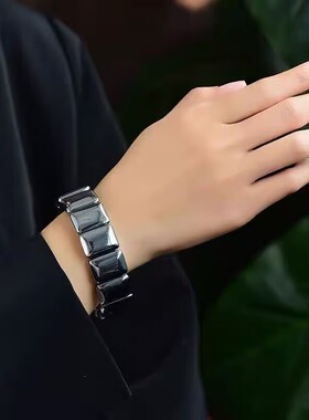 正品天然太赫兹能量石手排手链融冰男女手串时尚肥健康疗磁养生