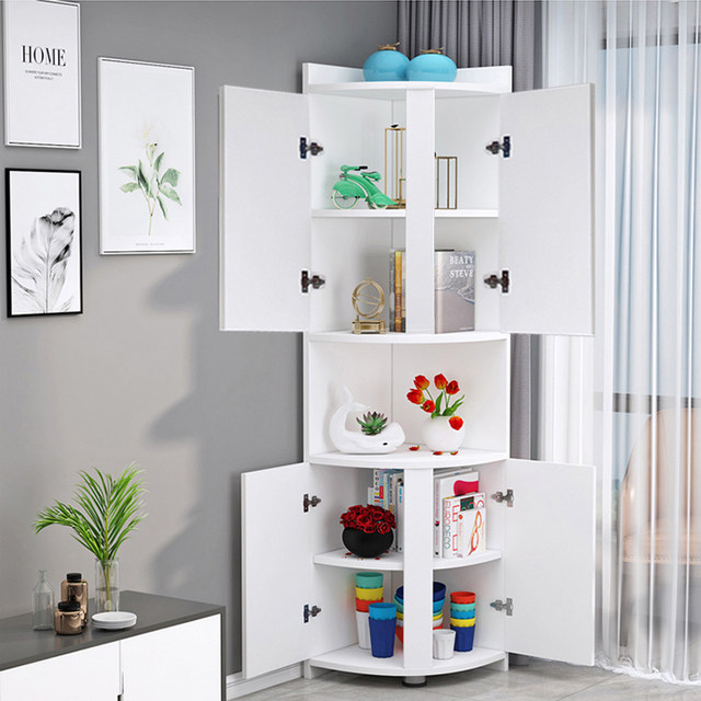 Shoe cabinet triangular storage cabinet wall cabinet corner cabinet