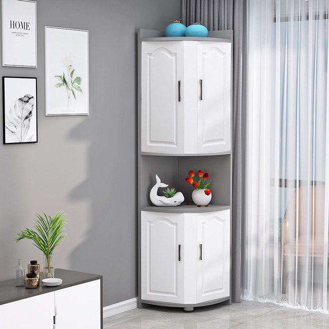 Shoe cabinet triangular storage cabinet wall cabinet corner cabinet