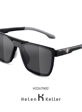正品海伦凯勒明星同款墨镜男时尚户外运动太阳镜防紫外线H2267