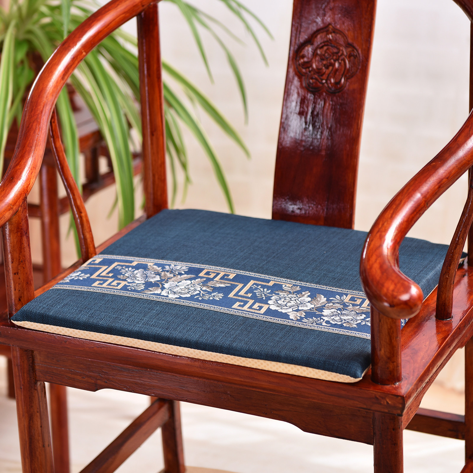 新中式红木椅垫古典圈椅太师椅实木沙发坐垫高密度海绵垫四季通用,淘宝优惠券,粉丝福利购,淘宝优惠卷