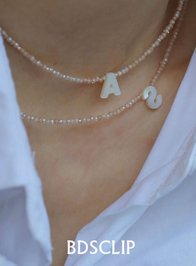 时尚简约气质波光粼粼项链