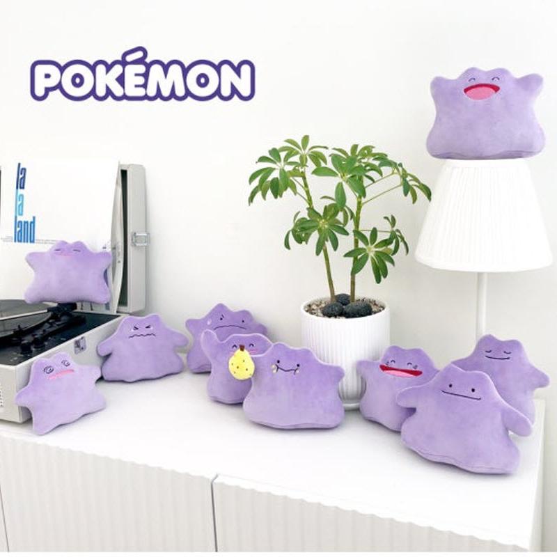 韩国代购pokemon宝可梦百变怪毛绒公仔可爱表情包ins玩偶包挂件 - 图1