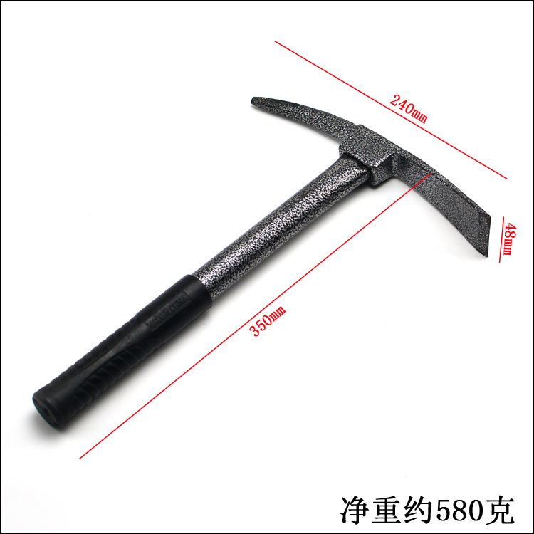 防锈园林合金钢塑柄小锄头 铁柄两用锄挖土刨地栽种挖竹笋小洋镐 - 图3
