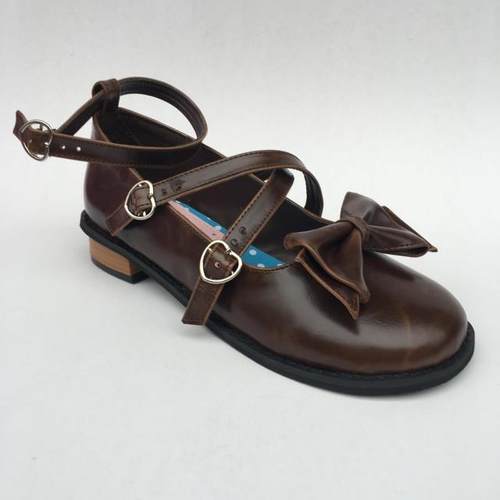 antaina 日系bodyline lolita鞋茶会鞋糖果色圆头蝴蝶结9988 多色 - 图2