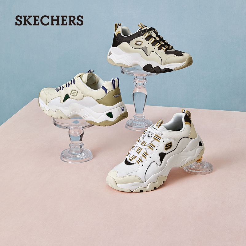 Skechers斯凯奇男鞋轻质舒适运动鞋户外百搭厚底增高缓震休闲鞋 - 图3