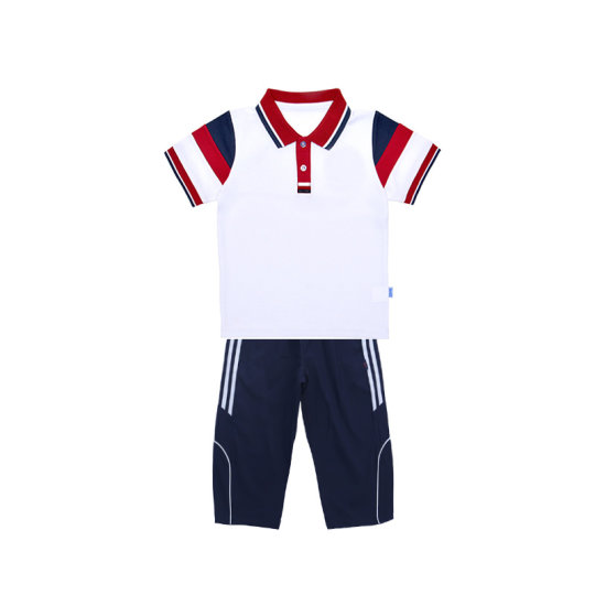 初中小学生校服夏季短袖中裤套装三四六一年级儿童运动会方队班服