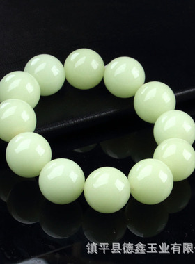 夜光石手链8-20mm规格齐全夜明珠手串 萤石手链 地摊展会直播货源