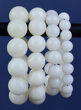 白玉菩提子黑檀太极圆珠手串菩提根绕指柔饰品天然男女情侣