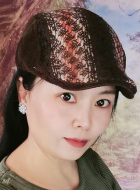 关关雎鸠鸭舌帽逛街休闲女秋冬