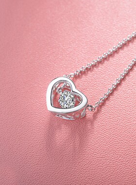 蓝宝石宝石设计吊坠纯银