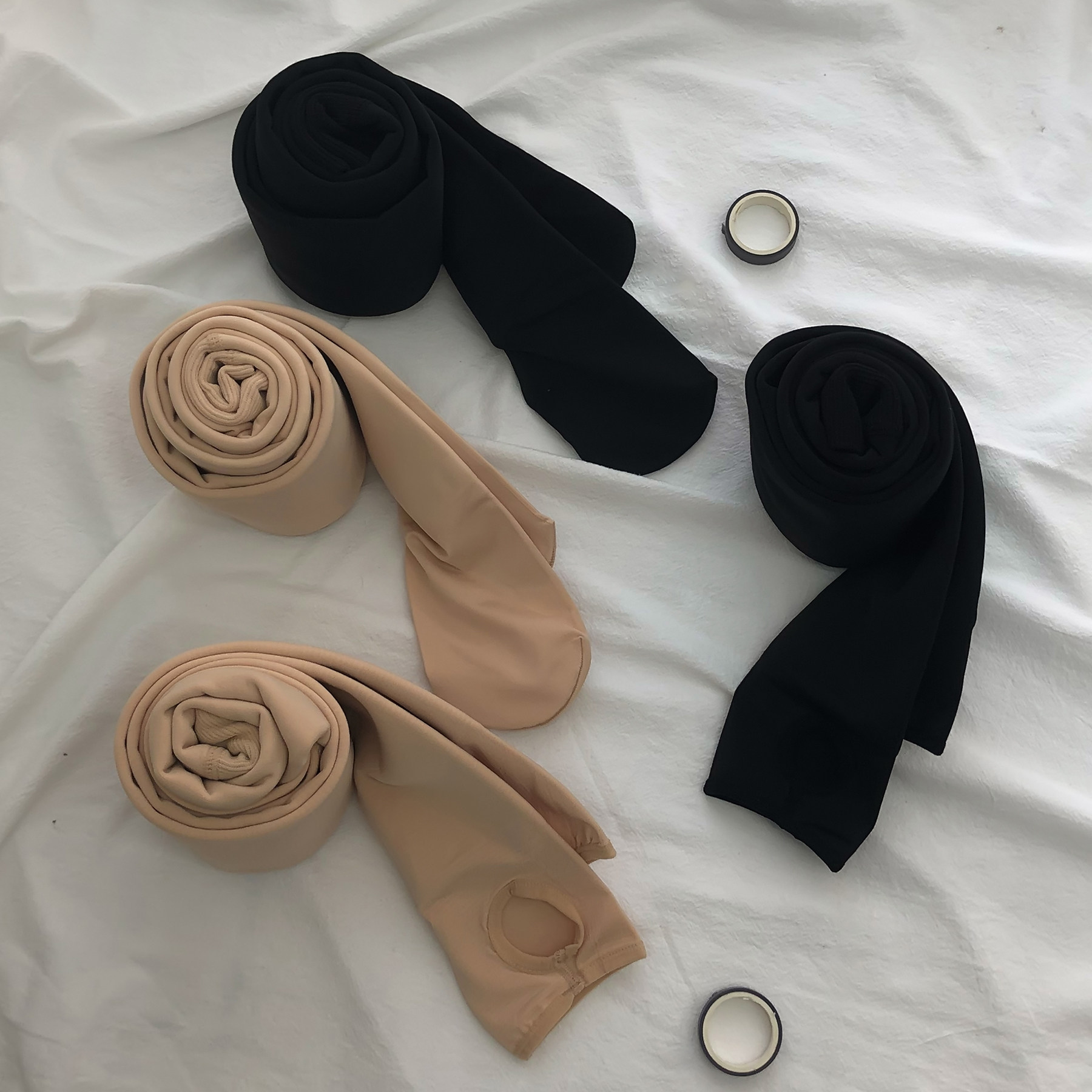 矮小个子145小码加绒肉色打底裤女150秋冬光腿神器薄绒连裤袜XS码 - 图1