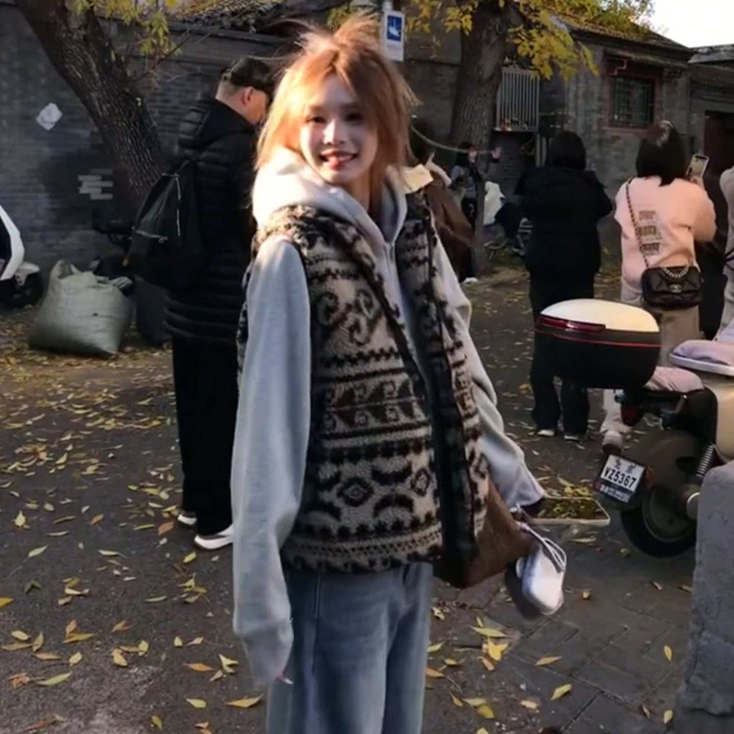 145小矮个子费尔岛羊羔毛摇粒绒马甲外套150CM叠穿马夹短款上衣XS,淘宝优惠券,粉丝福利购,淘宝优惠卷