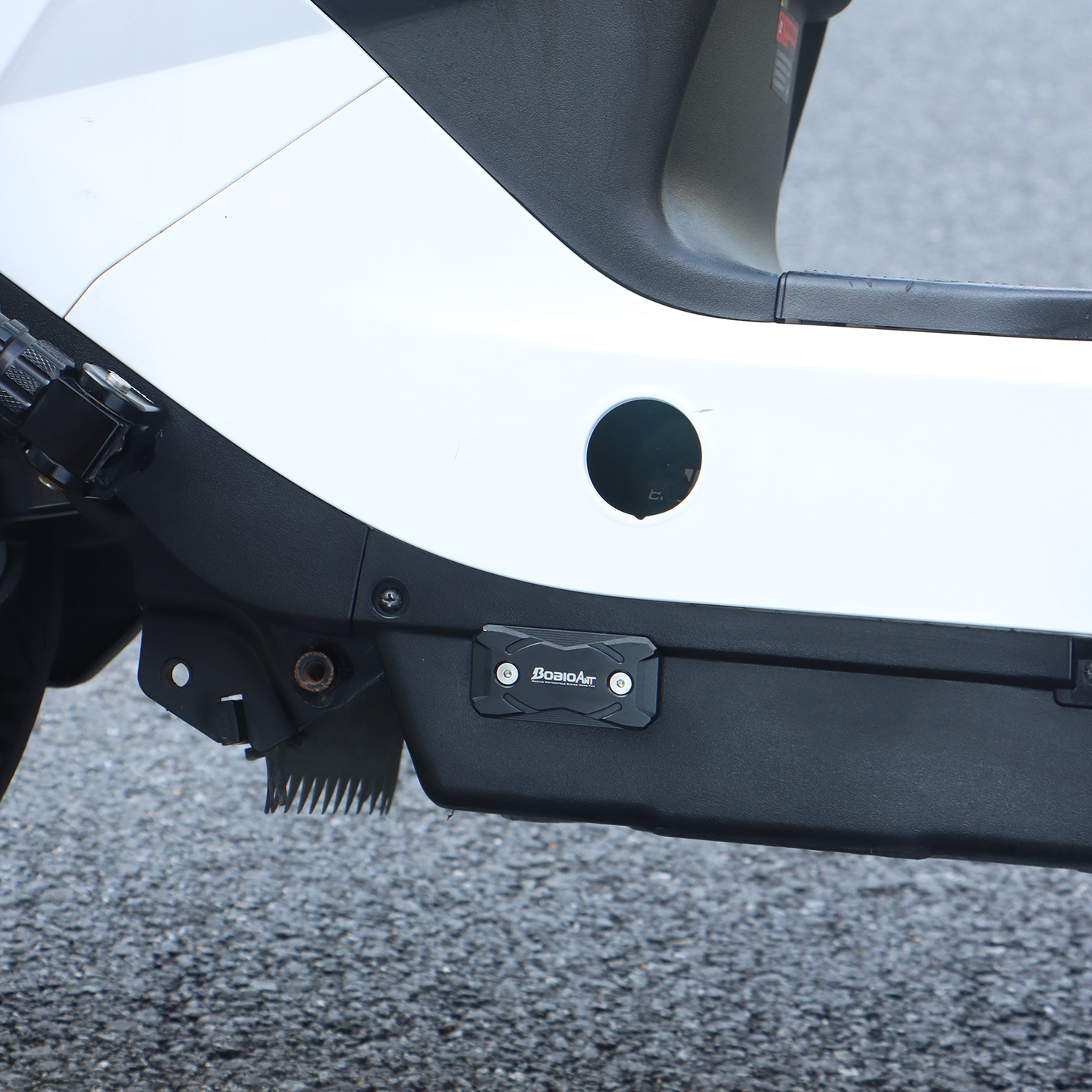 适用九号MZMix车架铭牌盖MZMAX出产牌遮丑装饰侧盖MZ110改装配件 - 图2