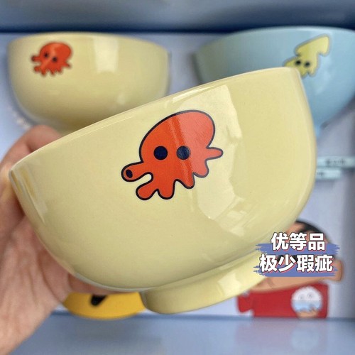 蜡笔小新餐具礼盒四件套碗杯盘伴手礼物送闺蜜兄弟 - 图2