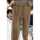 Women's Loose High Waist Chenille Casual Pants in Autumn and Winter