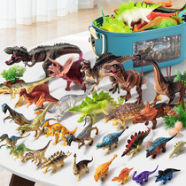 Dinosaur toy barking dragon world little boy emulated animal model Childrens oversized triangular dragon egg soft rubber gift