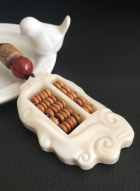 初寻算盘牦牛骨长款藏式包邮饰品