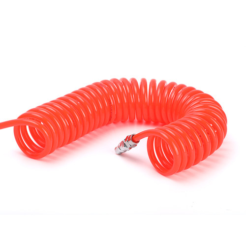 PU弹簧气管软管气泵螺旋伸缩管空压机气动高压风管带接头8mm6 10 - 图3