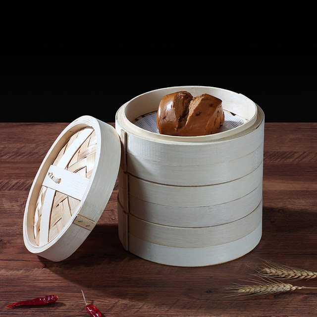 Moso bamboo handmade bamboo steamer commercial small steamer steamer