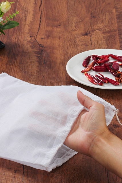 Soup bag drawstring type traditional Chinese medicine filter bag