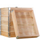 Square wooden steamer steamer steamer steamed vegetables deepened