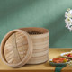 Kitchen steam oven with bamboo steamer for hotel use