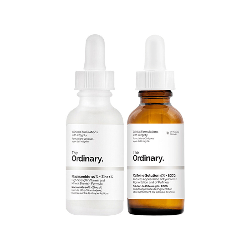 the ordinary烟酰胺精华液+眼霜 realls海外液态精华