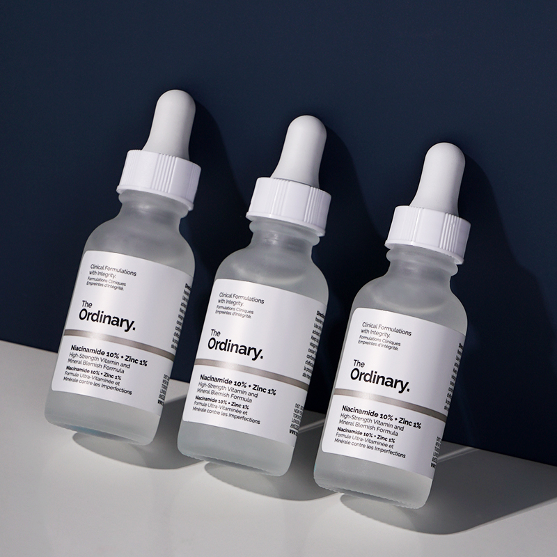 the ordinary烟酰胺10%+ha面部美白 realls海外液态精华