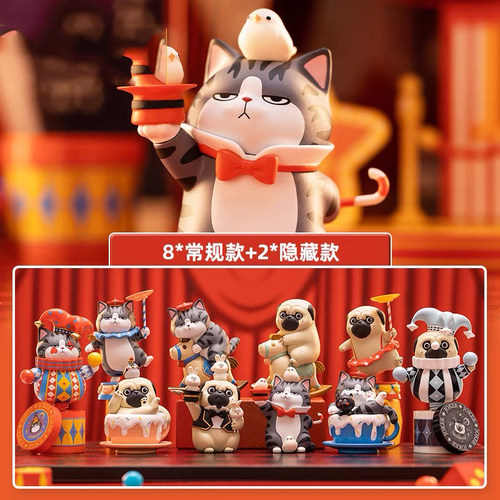 52TOYS吾皇巴扎黑游园会系列盲盒吾皇万睡公仔手办周边礼物摆件 - 图0