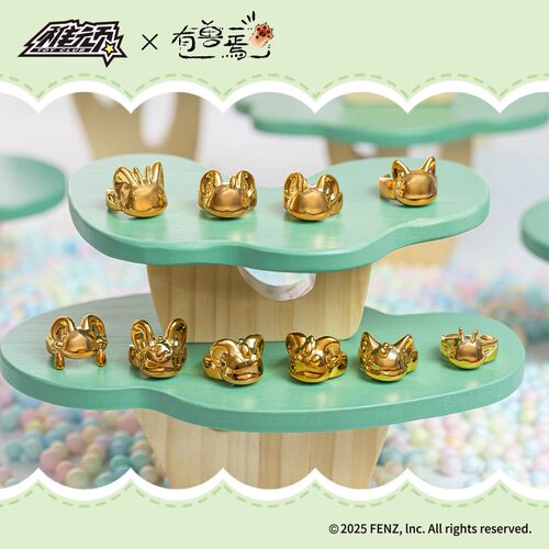 正版非人哉有兽焉指间萌兽系列盲盒潮玩手办公仔玩偶摆件周边礼物 - 图0