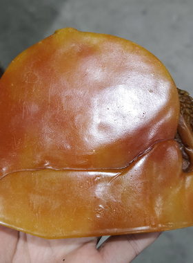 田黄石八仙过海小摆件古玩工艺品