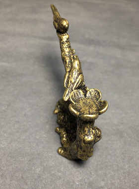 小号喜鹊登梅家居客厅古玩铜器