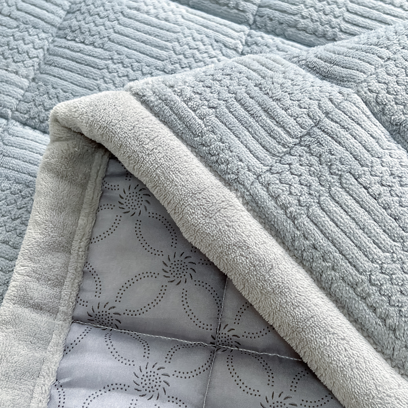 牛奶绒床垫软垫家用180x200被褥子铺底1米5加厚保暖宿舍单人垫子 - 图1