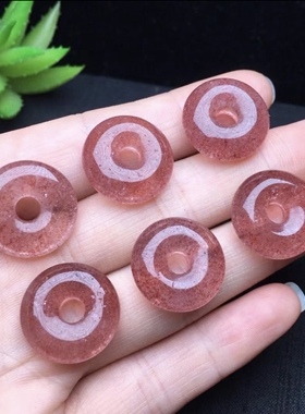 天然荔枝冻草莓晶玛瑙岫玉