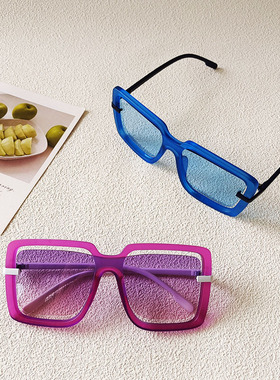 2025新款时尚镂空大框欧美太阳镜